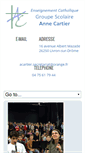Mobile Screenshot of annecartier.com